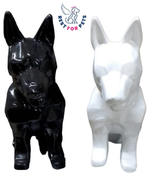 Urna Ceramica Perro Pastor(SUJETO A DISPONIBILIDAD)